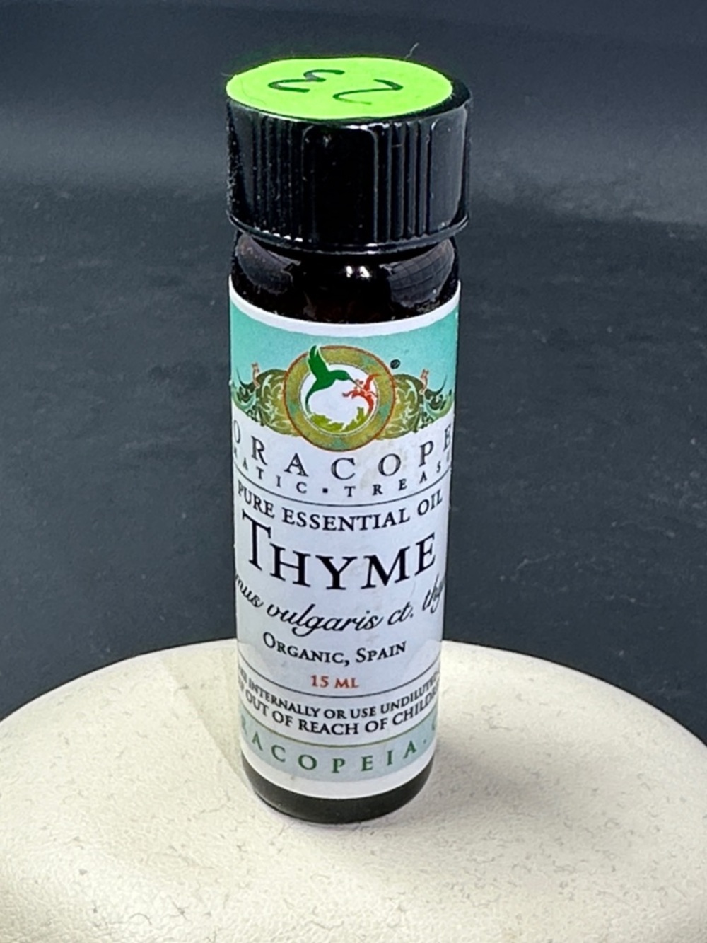 Floracopeia Thyme Pure Essential Oil - Green & White Label